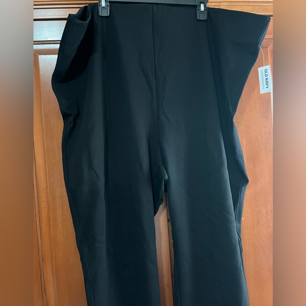 Old Navy Dressy Extra High-Rise Skinny Black Pants Size 4X NWT